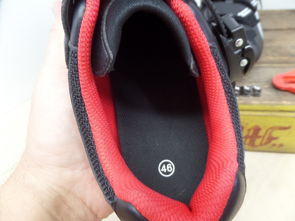 Chaussures De Cyclisme Peloton - Homme/Femme - Pointure 11 US (46 EU) - Noir/Rouge - Légère Usure