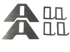 AR500 2 Gong Stand Kit for 2x4 W/Hooks