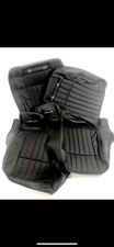 1994 95 96 Chevy Impala Ss Leather Seat Kit Black With Silver Embroidery