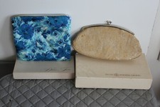 Vtg Avon MakeUp Bag "Deluxe Twin"  Evening Purse "Evening Lights" w/Boxes L 172