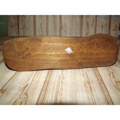 Mesa de mesa de imagen del suroeste firmada y fechada 3 d en capas de madera maciza - Imagen 3 de 4