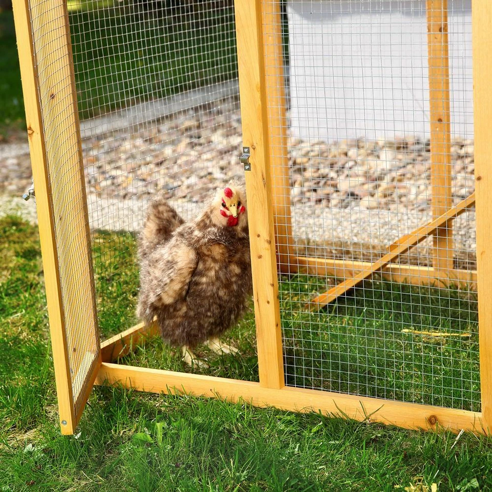 Poulailler Clapier Lapinière Cage poules Élevage Volaille Enclos extérieur - Photo 4/4