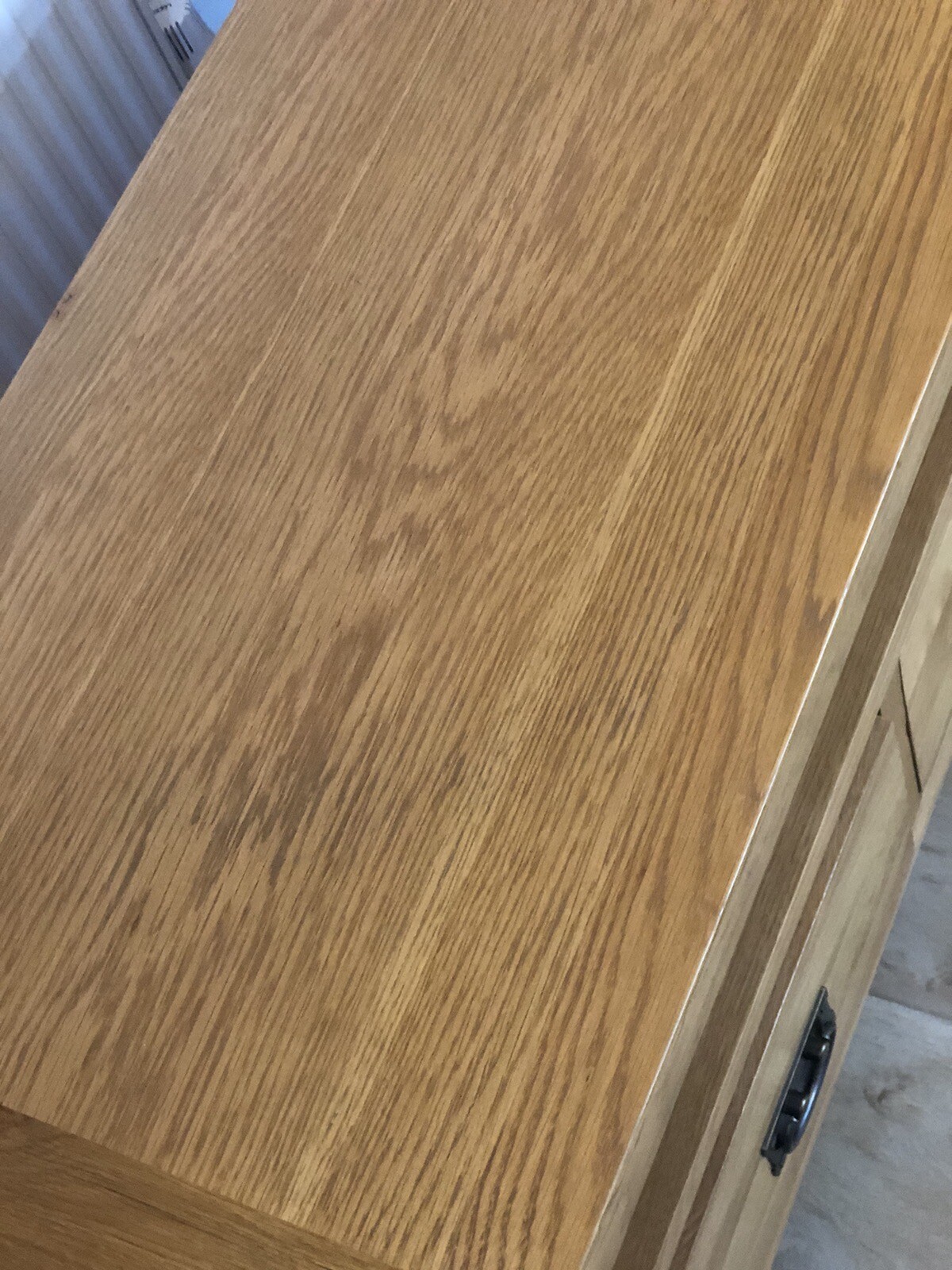 solid light oak tv eBay