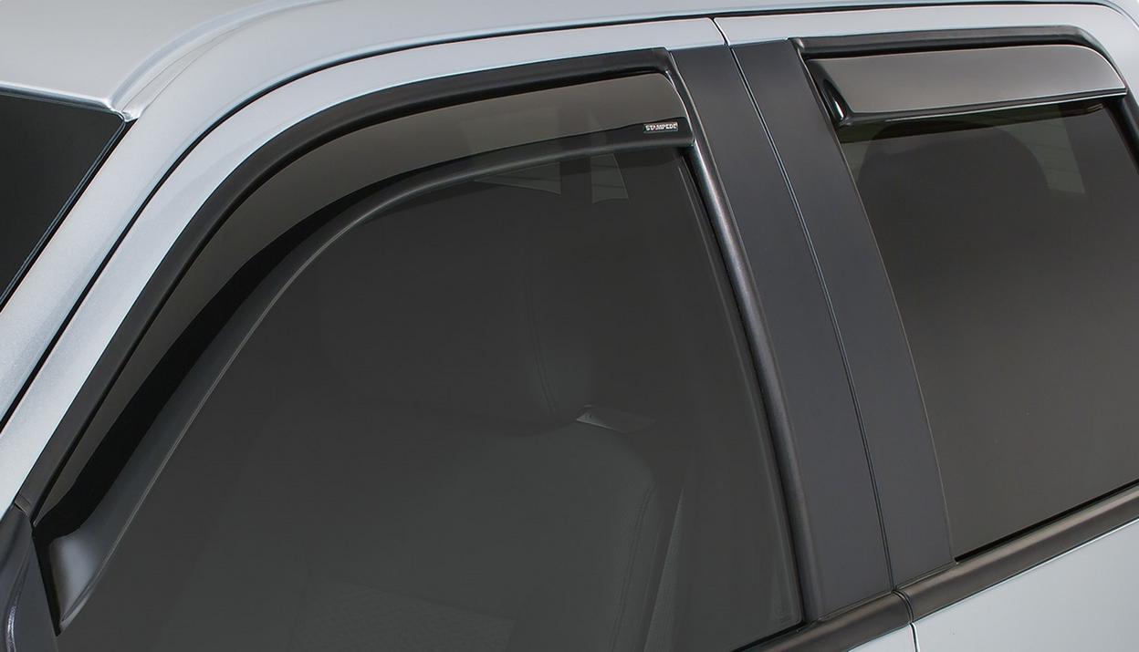 Stampede Side Window Deflector - Fits 2009-2014 Ford F-150 SuperCrew Cab Pickup