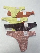 Women  s Underwear Auden Mixed Lot Of 5 Pairs Size X-Small - STYLE Thong