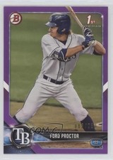 2018 Bowman Draft Purple /250 Ford Proctor #BD-105 0b67