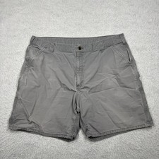 Vintage Carhartt Shorts Gray Canvas Carpenter B144 APH Workwear Men's 40x7