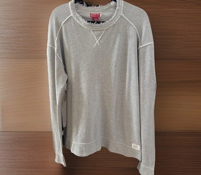 Guess Thermal Shirt Mens XL Gray Waffle Knit Long Sleeve Casual | eBay