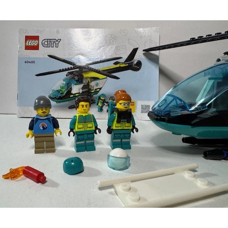 Helicóptero de rescate de emergencia Lego City #60405 Foto 2 de 3
