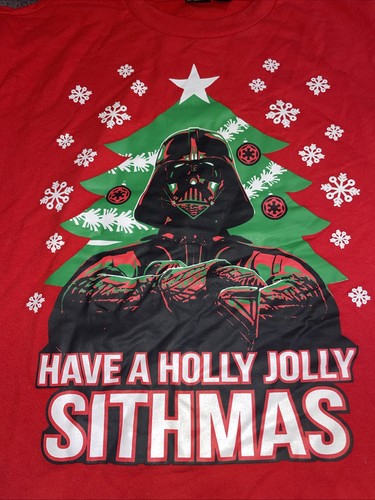 Star Wars Holly Jolly Sithmas Christmas Sweatshirt Darth Vader - Size XXLarge - Picture 2 of 5