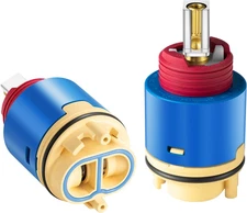 (1Pack) JH02BJ HL-40 Shower Cartridge Replacement,40Mm Ceramic Pressure Balance