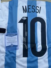 Lionel Messi Signed Argentina Jersey, Beckett COA