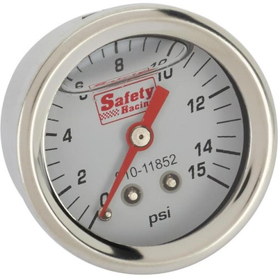 #ad Speedway Liquid Filled Fuel Pressure Gauge $37.99