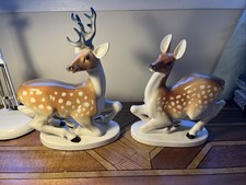 Passendes Paar russischer Porzellan Hirsch