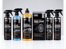 Cerakote Car Auto Detailing Wash Clean Restore Bundle - Car Care Kit