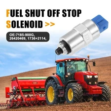 Fuel Cut-off Shut Off Solenoid Valve 12V 7185-900G for Backhoe Loader 416D