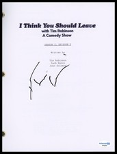 Tim Robinson "I Think You Should Leave" AUTOGRAPH Signed Episode Script ACOA
