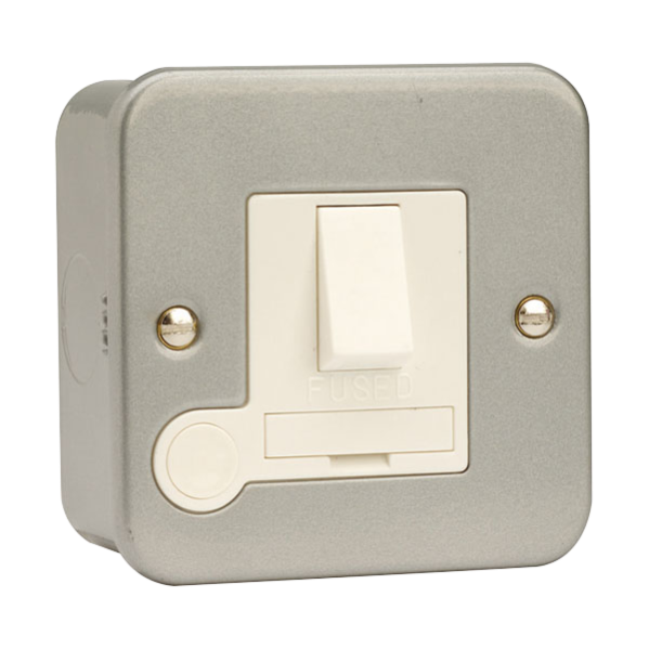 Click Scolmore Metal Clad Fused Spur Switched Connection Unit 13A - CL051