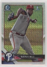 2018 Bowman Chrome Prospects Mega Box Mojo Refractor McKenzie Mills #BCP87 gx1