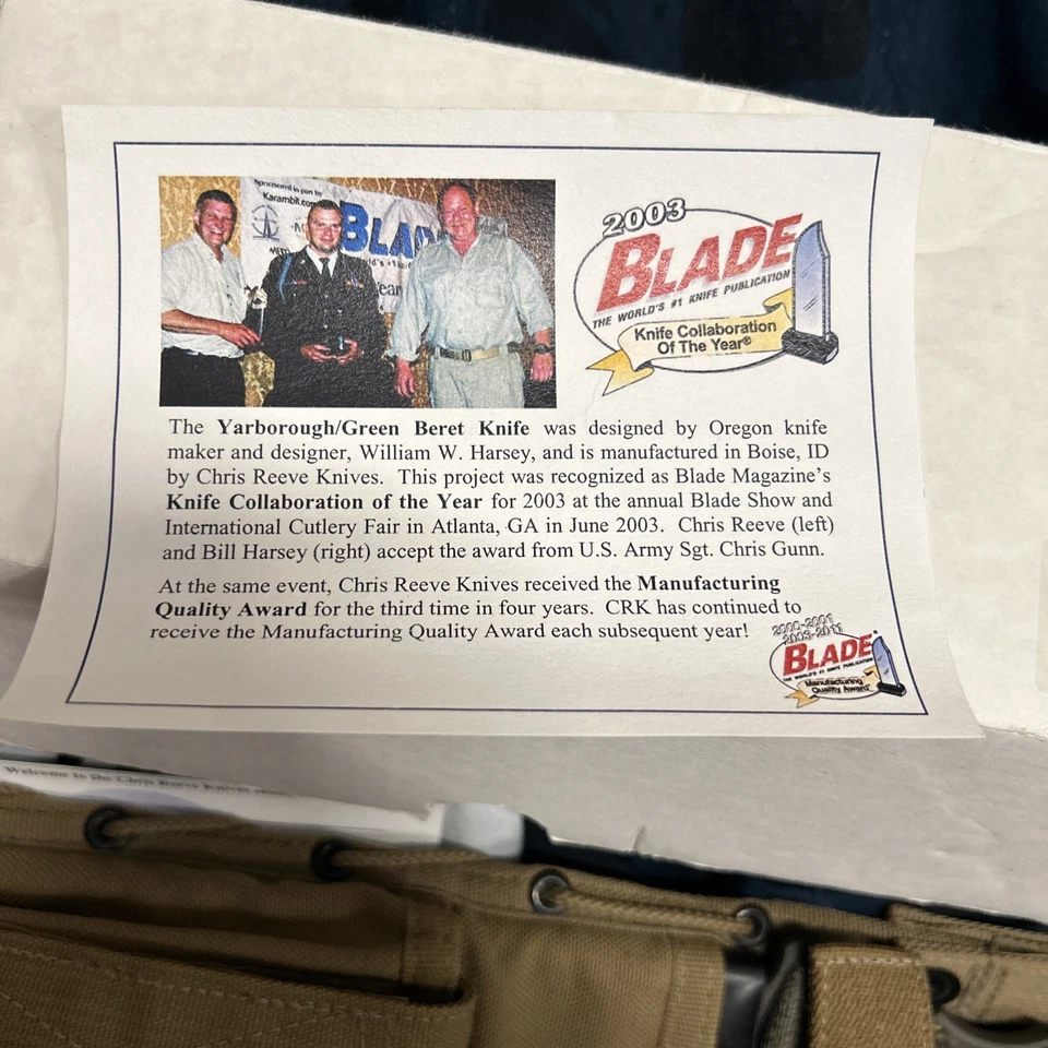 CUCHILLO FIJO BOINA VERDE CHRIS REEVE 7 PULGADAS  Foto 2 de 2