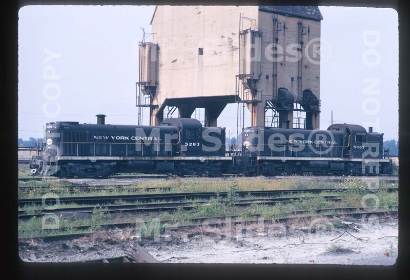 Original Slide NYC New York Central ALCO RS3 5283 & 5307 In 1966