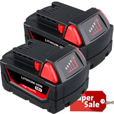 2 PACK 18V 4.0Ah For Milwaukee For M18 Extended Capacity Battery 48-11-1860 NEW