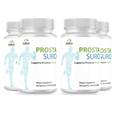 Prosta Suro- Prostate Support- 4 Bottles- 240 Capsules