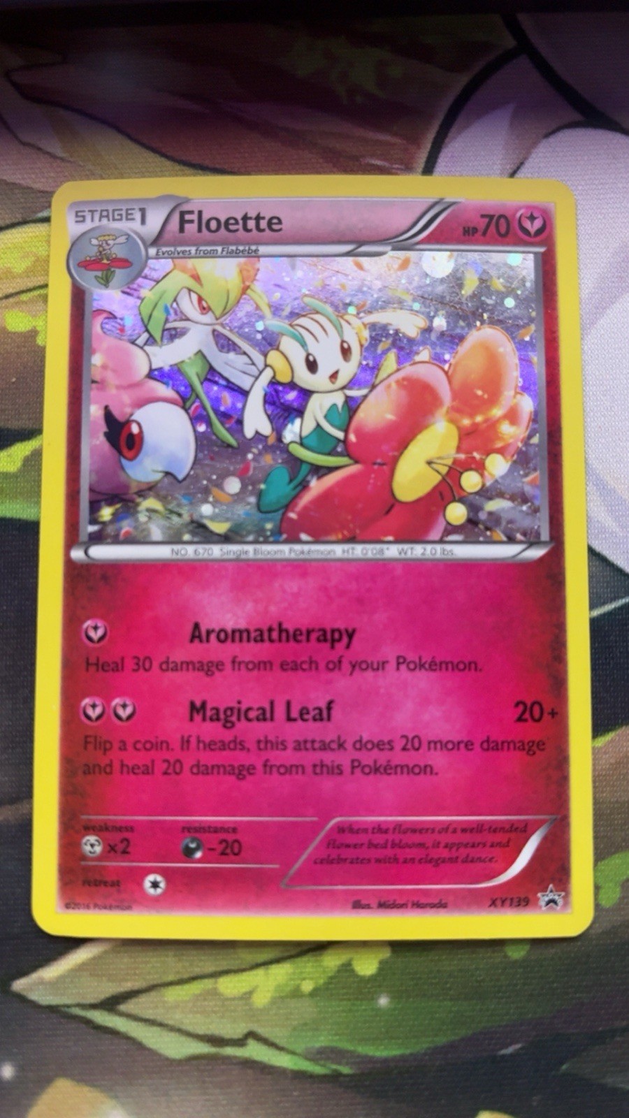 Pokémon TCG Floette XY Black Star Promos Holo Card XY139