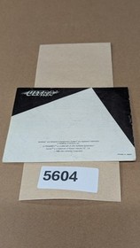 Gyruss  - Nintendo NES- Manual Only **NO GAME!