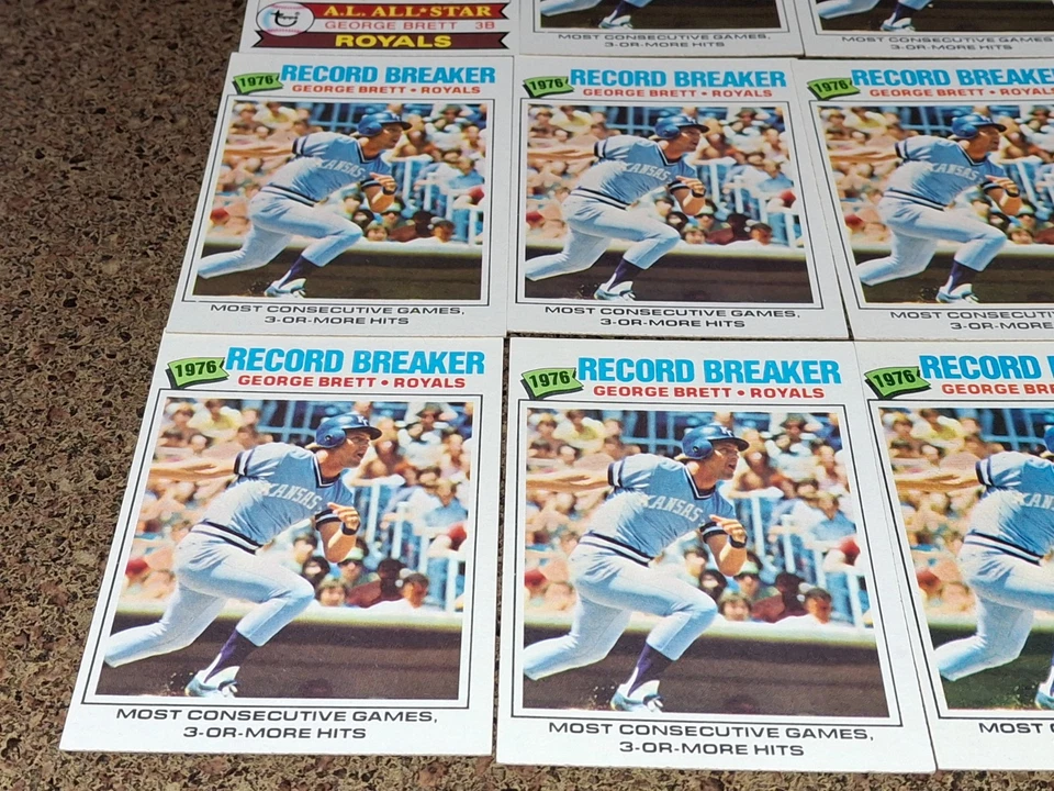 LOTE DE 46 TOPPS BRETT 1977-1979 Foto 3 de 4