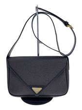 Yves Saint Laurent Shoulder Bag Black Plain Used