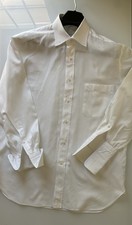 Mens Ermenegildo Zegna Dress Shirt, White, 42 16 1/2