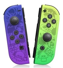 For Nintendo Switch L R Joy Con Controllers With Dual Vibration Splatoon Theme