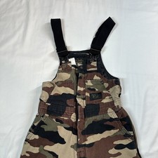 Walls Blizzard Pruf Camo Overalls Med Youth 8/10 Kids Hunting Outdoors Camping