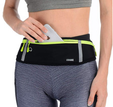 Slim Running Belt, Workout Fanny Pack for Men Women,Exercise Waist Pack for Appl