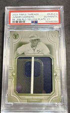 JUNIOR CAMINERO 2024 Topps Triple Threads Jumbo Relic Patch Printing Plate 1/1