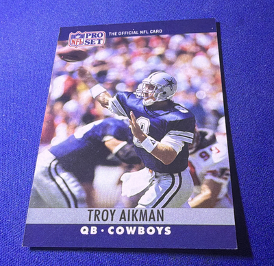 #ad Pro Set 1990 Football Troy Aikman #78 Base Set Dallas Cowboys NFL $8.00