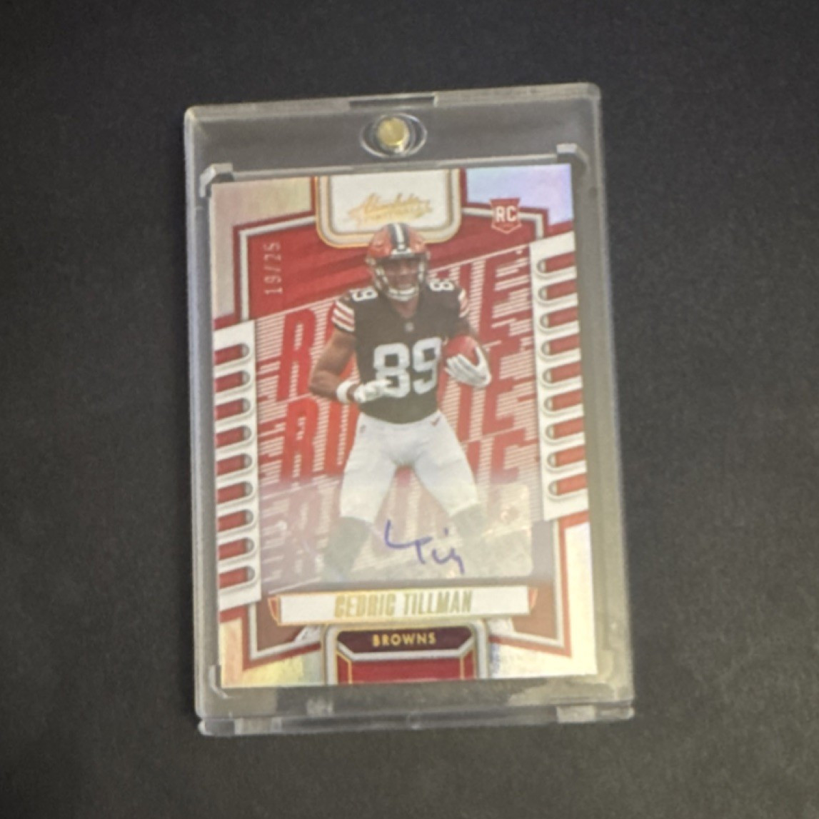 Cedric Tillman Panini Absolute #127 Signature