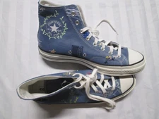 CONVERSE Men's All Star Chuck 70 Embroidered High-Top Sneakers A03664C Size 12