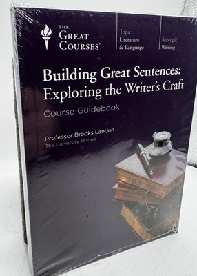 NEW Building Great Sentences: Exploring the Writers Craft (DVD, 4 Disc Set)