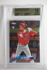 Shohei Ohtani 2018 Topps Chrome Update RD RC HMT32 BGS 10