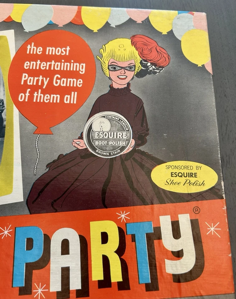 Juego de mesa de televisión Masquerade Party 1955 Bettye-B Co. Pee Wee Reese Jack Dempsey Foto 3 de 4