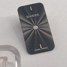 GUCCI OriginalDail CADRAN ACIER GUILLOCHE FONCE 3905L Part. 051.A410.3