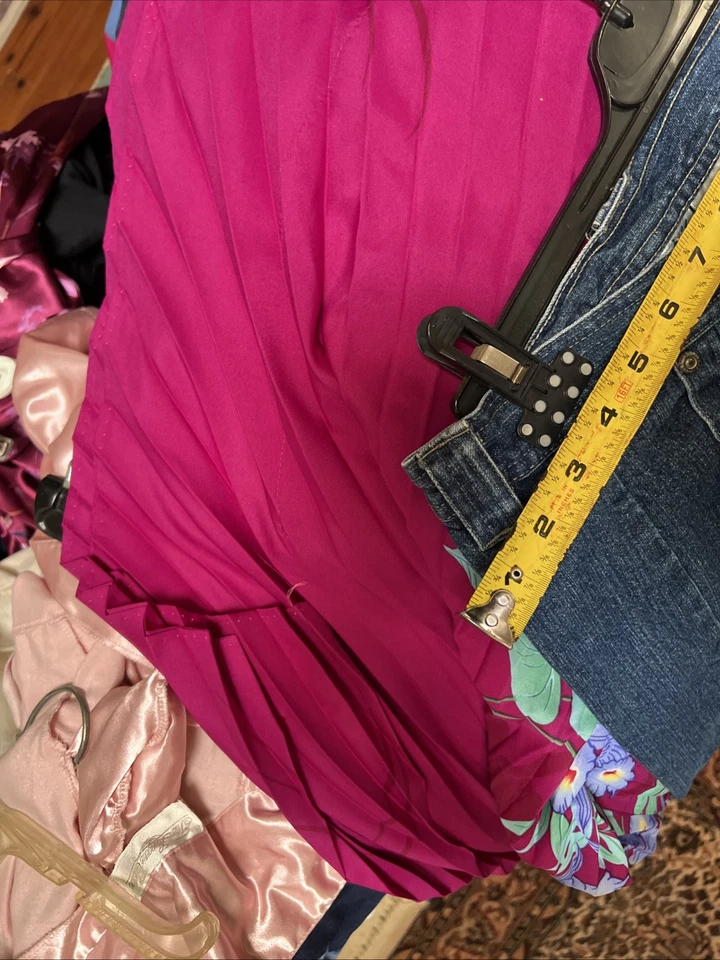 Pantalones Cortos de Denim Bill Blass Talla 12 Azul Cool ComfortBonus Rojo-blanco-azul Bufanda Ifadi  Foto 4 de 4