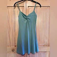 Cider knit mini dress size small green