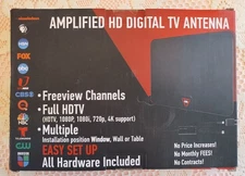 Amplified HD Digital TV Antenna HDTV, 1080p, 4K Support