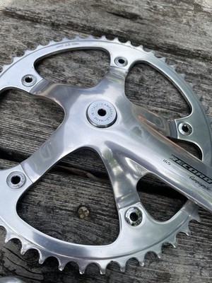 Campagnolo Record Pista Track Crankset With Bottom Bracket 165mm