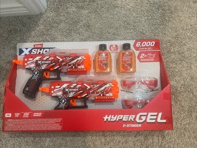 XShot Hyper Gel Stinger Blaster 2-Pack  Zuru Ages 14+ Pellets Eyewear BRAND NEW