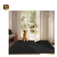 FußMatte 80X120Cm Dunkelgrau Rutschfest Waschbar TüRmat
