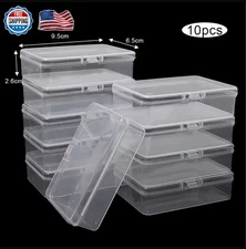 10pcs Transparent Plastic Card Storage Boxes – Poker MTG Pokemon Yugioh Game Cas
